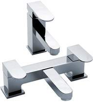 Premier Series S Basin & Bath Filler Tap Set (Chrome).