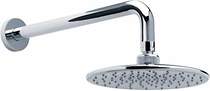 Premier 200mm Round Shower Head & Shower Arm (Chrome).