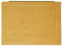 daVinci 800mm modern bath end panel in birch finish.