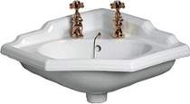 Waterford Finesse 2 Tap Hole Corner Basin.