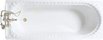 Avoca Shell white bath. 1700 x 700mm. Legs included.