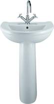 Alba 1 Tap Hole Basin and Pedestal.