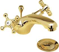 Avondale Mono basin tap & pop up waste (Antique Gold, Special Order)