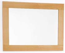 daVinci Beech bathroom mirror. Size 800x600mm.