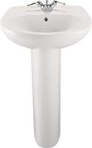 Linear 1 Tap Hole Basin and Pedestal.