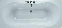 Linear White double ended bath. 1800 x 800mm. Legs included.