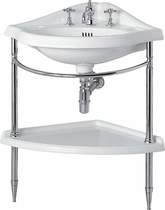 Arcade Corner Basin And Stand. 575 x 575mm.
