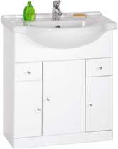 daVinci 750mm Contour Vanity Unit with drawers and one piece ceramic basin.