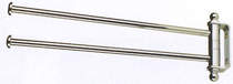 Pegaso Two Arm Swivel Towel Rail.