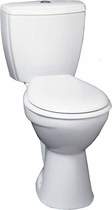 RAK Amy Close Coupled Toilet, Dual Push Flush Cistern With Fitting & Seat.