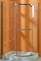 Hydra Pro 1200x800 Right hand offset quadrant enclosure with shower tray.