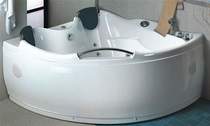 Hydra Pro Whirlpool bath for two people.  Right Hand. 1510x1510mm.