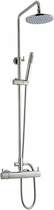 Hudson Reed Bar Shower Thermostatic Bar Shower Valve, Adjustable Riser Set.