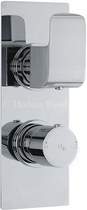 Hudson Reed Hero Twin Concealed Thermostatic Shower Valve (Chrome).