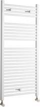 Towel Rails Flat Straight Towel Rail (White). 600x1200mm. 3120 BTU.