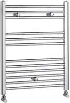 Towel Rails Flat Straight Towel Rail (Chrome). 600x760mm. 1644 BTU.
