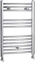 Towel Rails Curved Towel Rail (Chrome). 500x760mm. 1431 BTU.