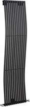 HR Designer Anthracite Pajero wave radiator. Size 1800 x 460mm. 4296 BTU.