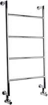HR Series 102 heated towel rail (chrome). 505x930mm. 710 BTU