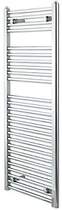 Towel Rails Flat heated towel rail (chrome). 500x1150mm. 1905 BTU.