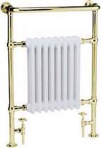 HR Traditional Marquis heated towel rail (gold, special order). 640x945mm.
