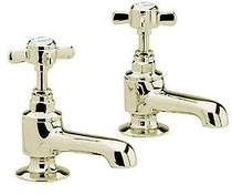 Ultra Beaumont Heavy Pattern Bath taps (Pair, Gold, Special Order)
