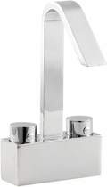 Hudson Reed Clio Mono Basin Mixer with pop up waste and swivel spout.