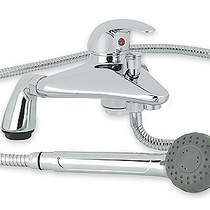 Ultra Liscia Single lever deck mounted bath shower mixer.
