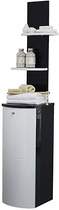 Hudson Reed Orb Wall Storage Cabinet (Black & White).  300x1620mm.