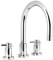 Ultra Aspect 3 Tap hole bath filler with swivel spout.