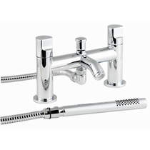 Budget Bath shower mixer tap including kit.
