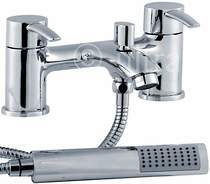 Ultra Series 170 Bath Shower Mixer Tap With Shower Kit (Chrome).