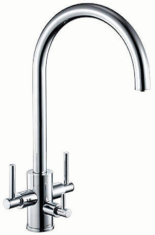 1810 Curvato Trio 3 In 1 Filtered Kitchen Tap (Chrome).