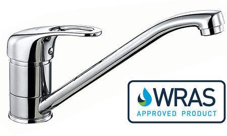 1810 Fontaine Single Lever Kitchen Tap (Chrome).