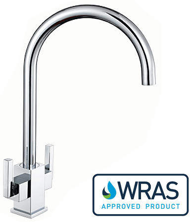 1810 Ruscello Dual Lever Kitchen Tap (Chrome).