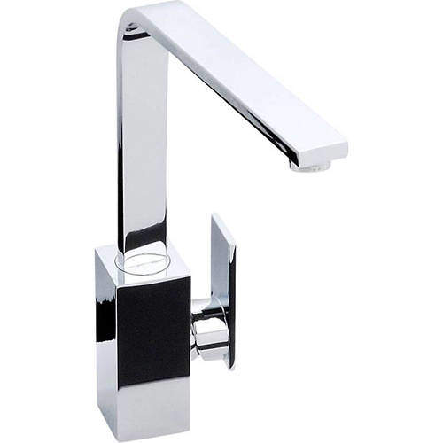 Abode New Media Single Lever Kitchen Tap (Chrome).