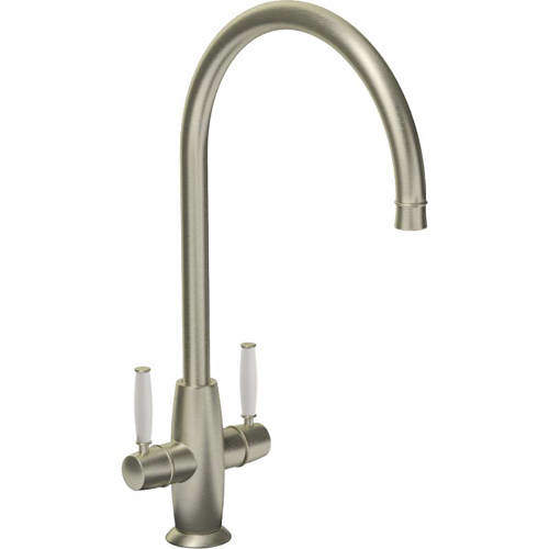 Abode Harrington Monobloc Kitchen Tap (Brushed Nickel).