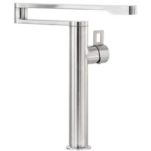 Abode Axial Pot Filler Kitchen Tap (Stainless Steel).