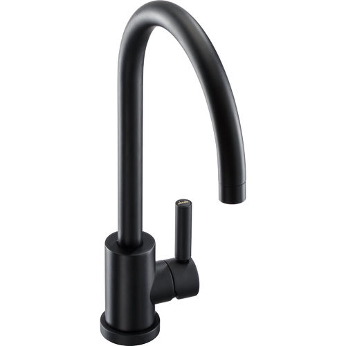 Abode Atlas Kitchen Tap With Single Lever (M Black).