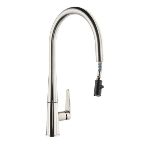 Abode Coniq-R Pull Out Kitchen Tap (Br Nickel).