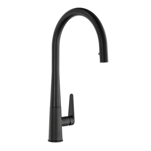 Abode Coniq-R Pull Out Kitchen Tap (M Black).