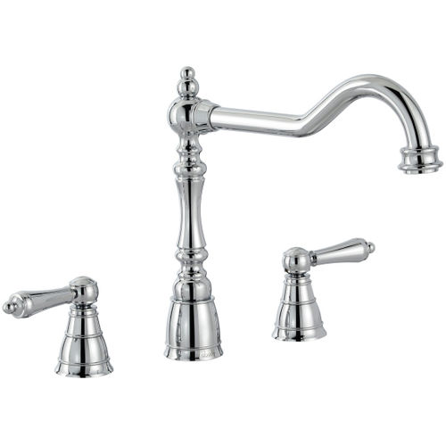 Abode Mayenne 3 Hole Kitchen Tap (Chrome).