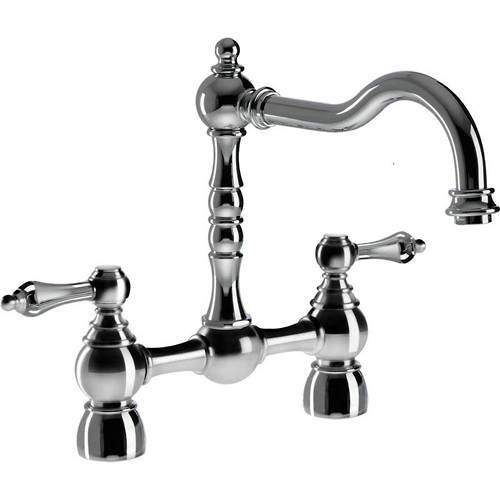 Abode Bayenne Bridge Kitchen Tap (Chrome).