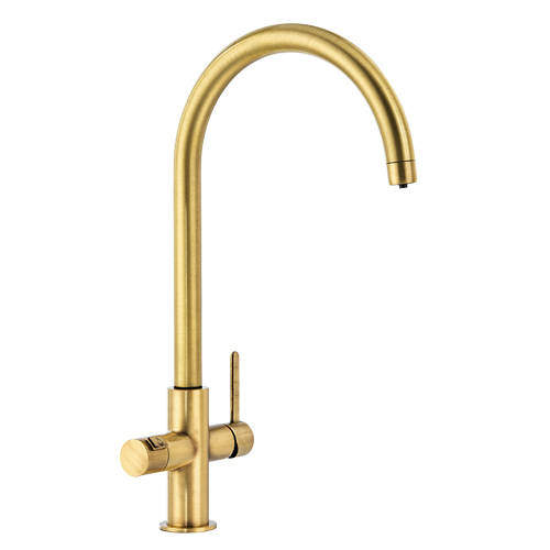 Abode Pronteau 3 In 1 Boiling Water Filtered Kitchen Tap (Br Brass).