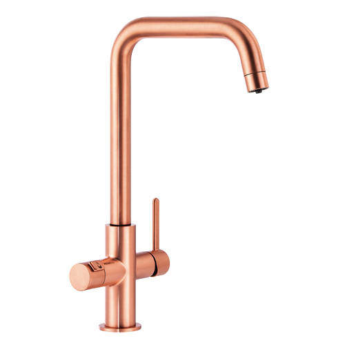 Abode Pronteau 3 In 1 Boiling Water Filtered Kitchen Tap (Urban Copper).