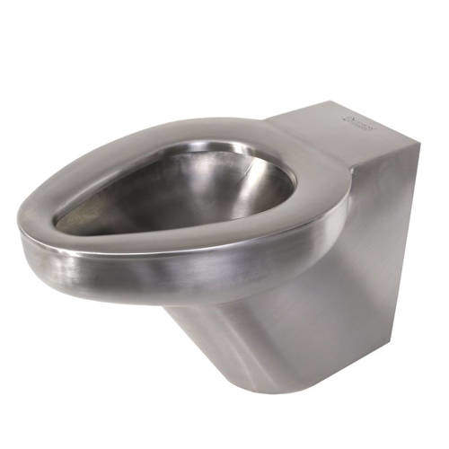 Acorn Thorn Back To Wall Toilet Pan (Stainless Steel).