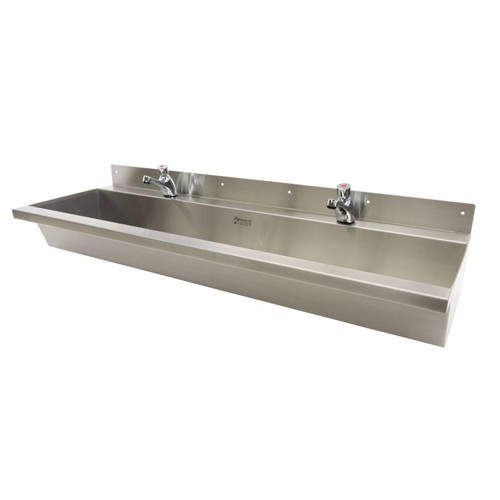 Acorn Thorn Wall Mounted Wash Trough 1800mm (Stainless Steel).