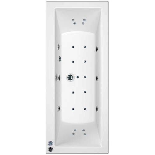 Artesan Baths Canaletto Double Ended Bath With 24 Jets (1700x750mm).