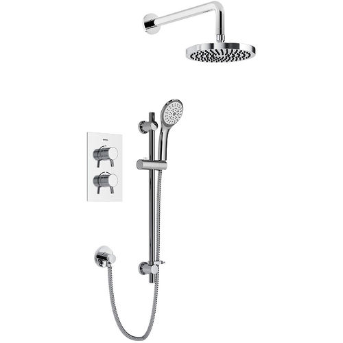 Bristan Apelo Thermostatic Shower Pack With Slide Rail Kit (Chrome).