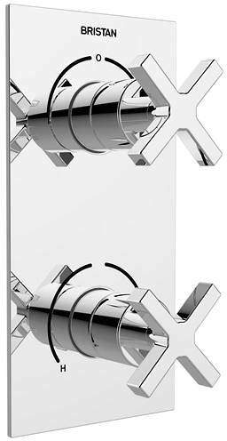 Bristan Casino Dual Thermostatic Shower Valve With 2 x Outlet Diverters.